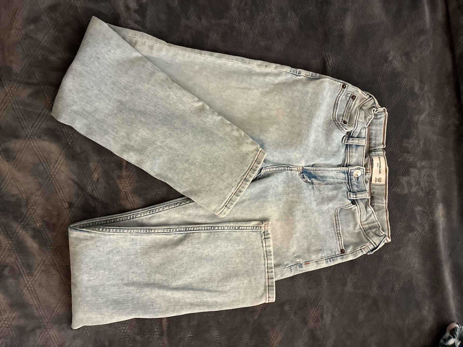 Abercrombie Kids Light Wash Skinny Jeans Size 13/14 Long 1