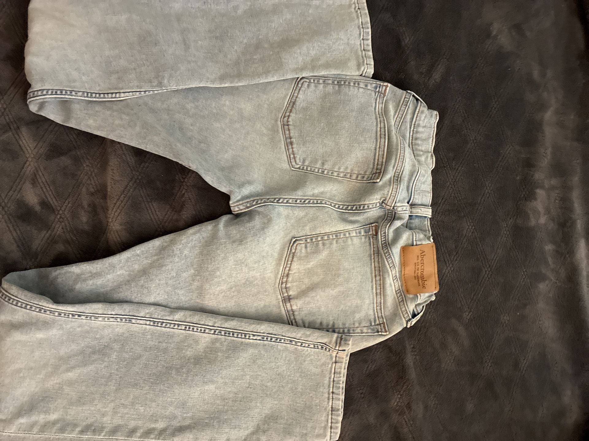 Abercrombie Kids Light Wash Skinny Jeans Size 13/14 Long 3