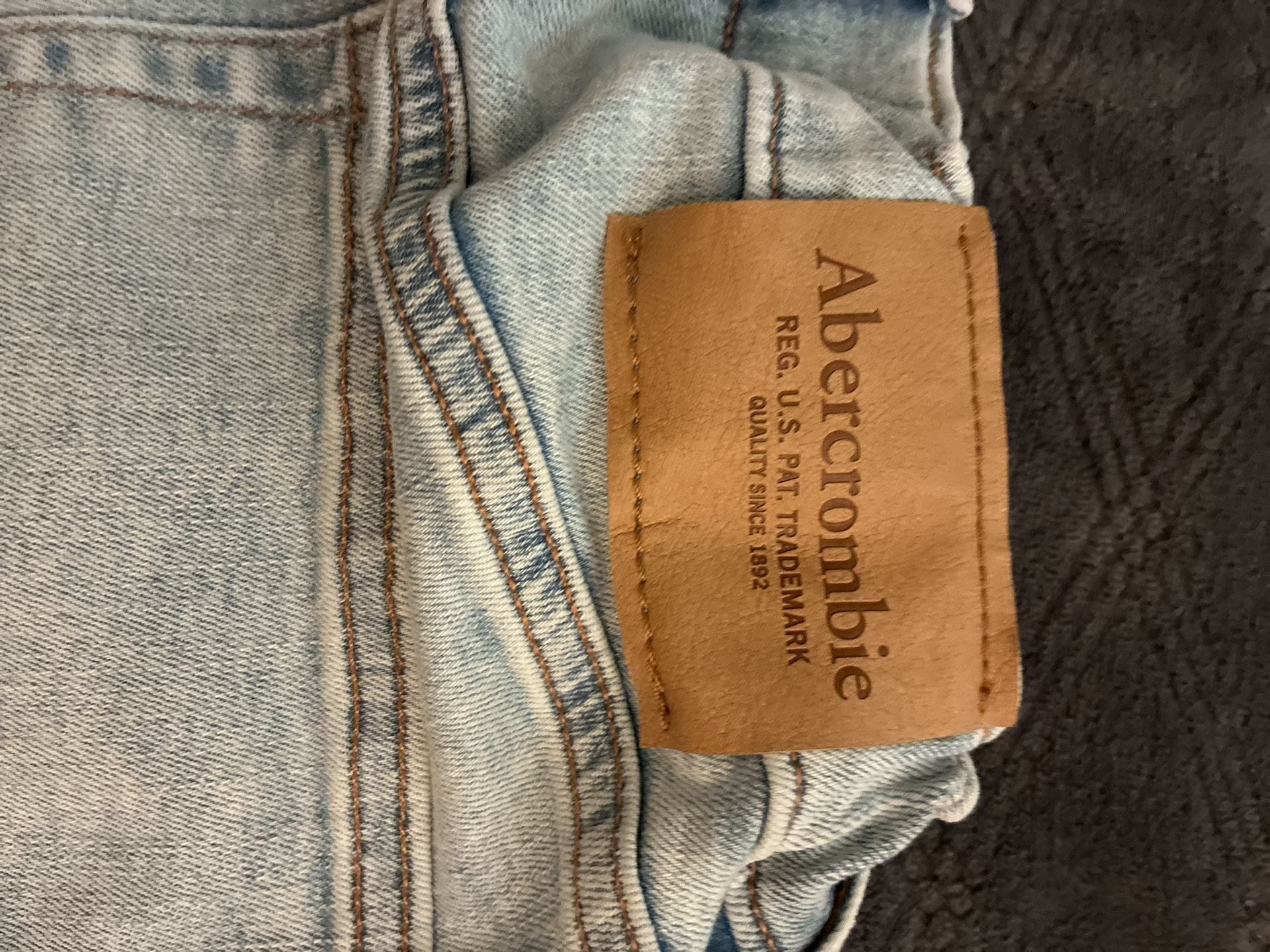 Abercrombie Kids Light Wash Skinny Jeans Size 13/14 Long 5