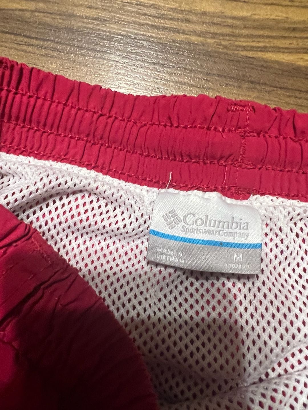 Columbia PFG Omni-Shade Youth Boys Red Swim Trunks Shorts Size M (10/12) 2