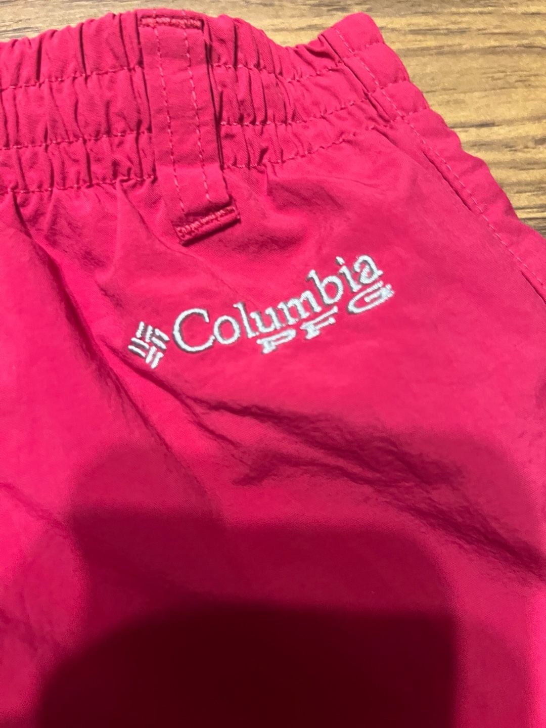 Columbia PFG Omni-Shade Youth Boys Red Swim Trunks Shorts Size M (10/12) 6