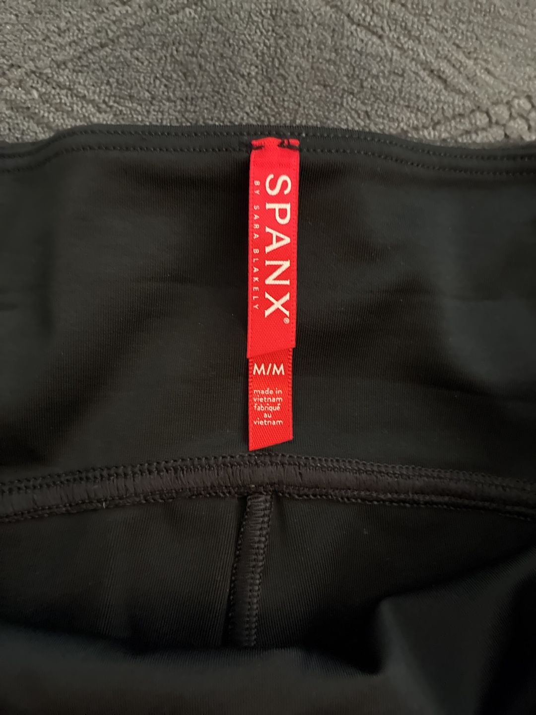 SPANX Faux Leather Moto Leggings in Black 2