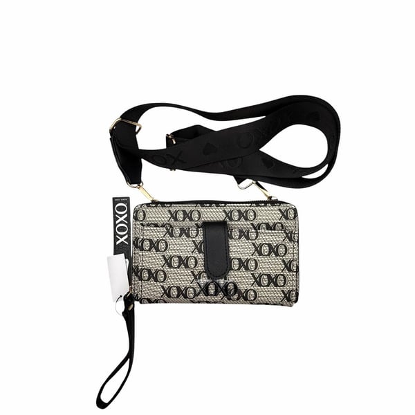XOXO Monogram Zip-Around Convertible Crossbody Bag and Wristlet