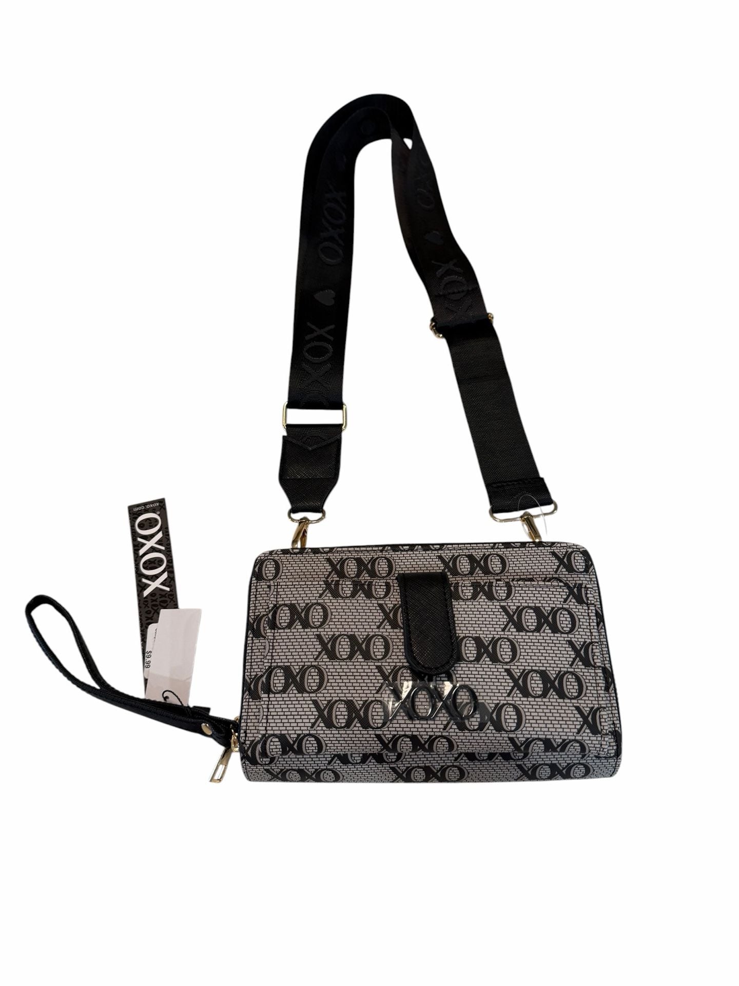XOXO Monogram Zip-Around Convertible Crossbody Bag and Wristlet 5