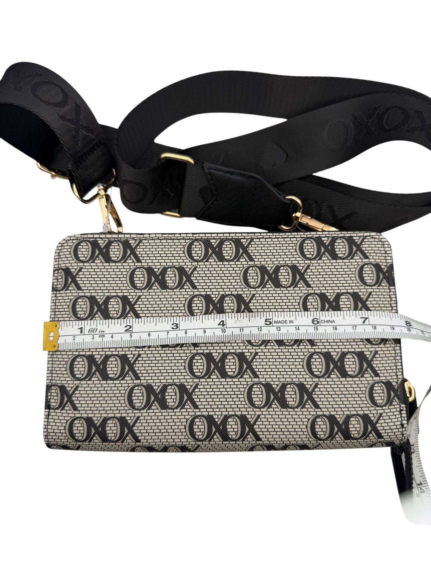 XOXO Monogram Zip-Around Convertible Crossbody Bag and Wristlet 6