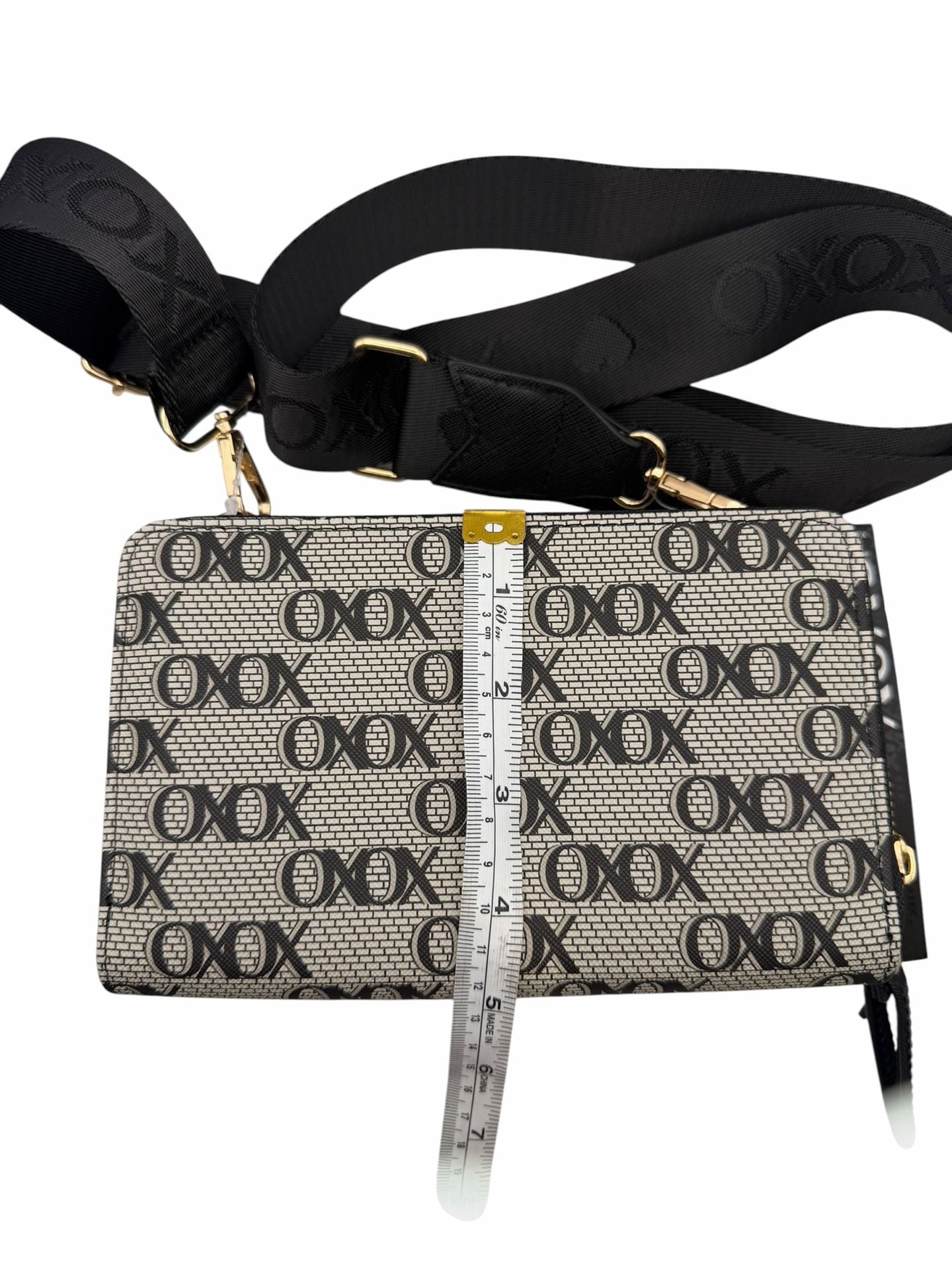 XOXO Monogram Zip-Around Convertible Crossbody Bag and Wristlet 7
