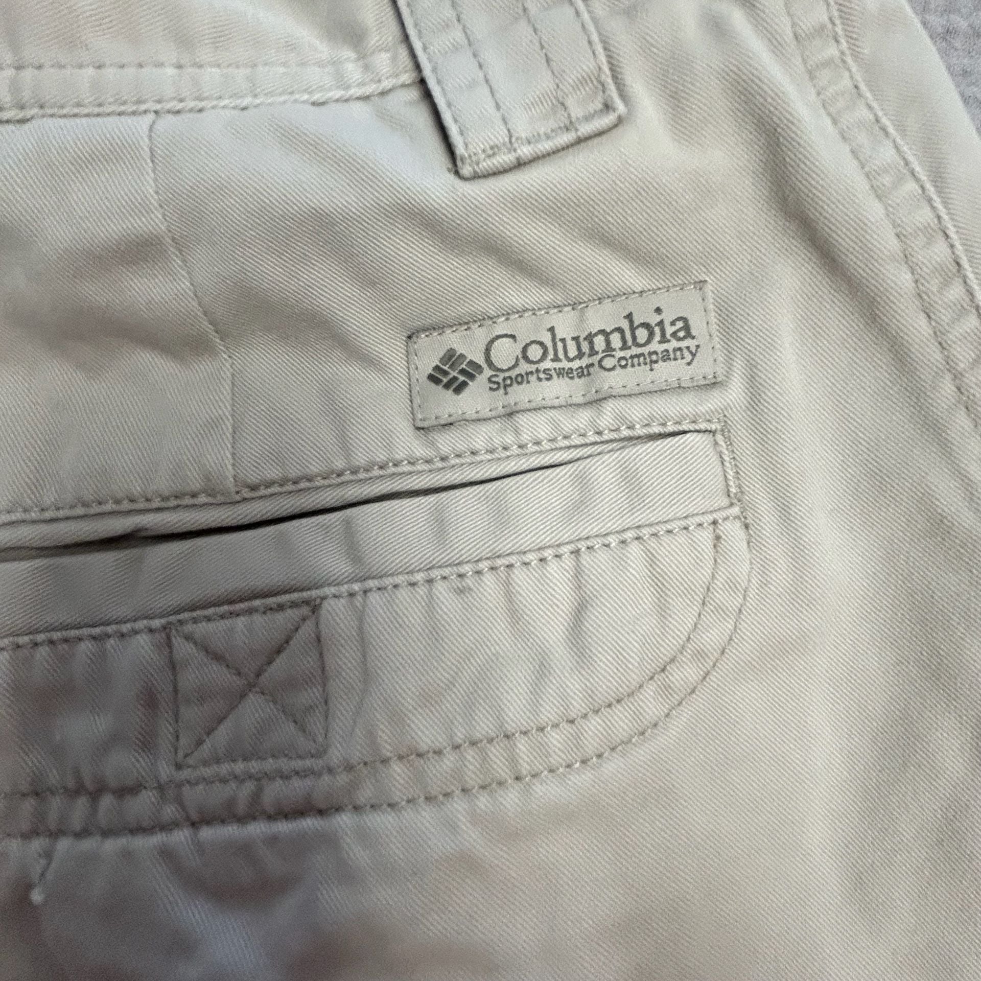 Columbia Sportswear Company Men's Cargo Shorts Khaki Size 34 4
