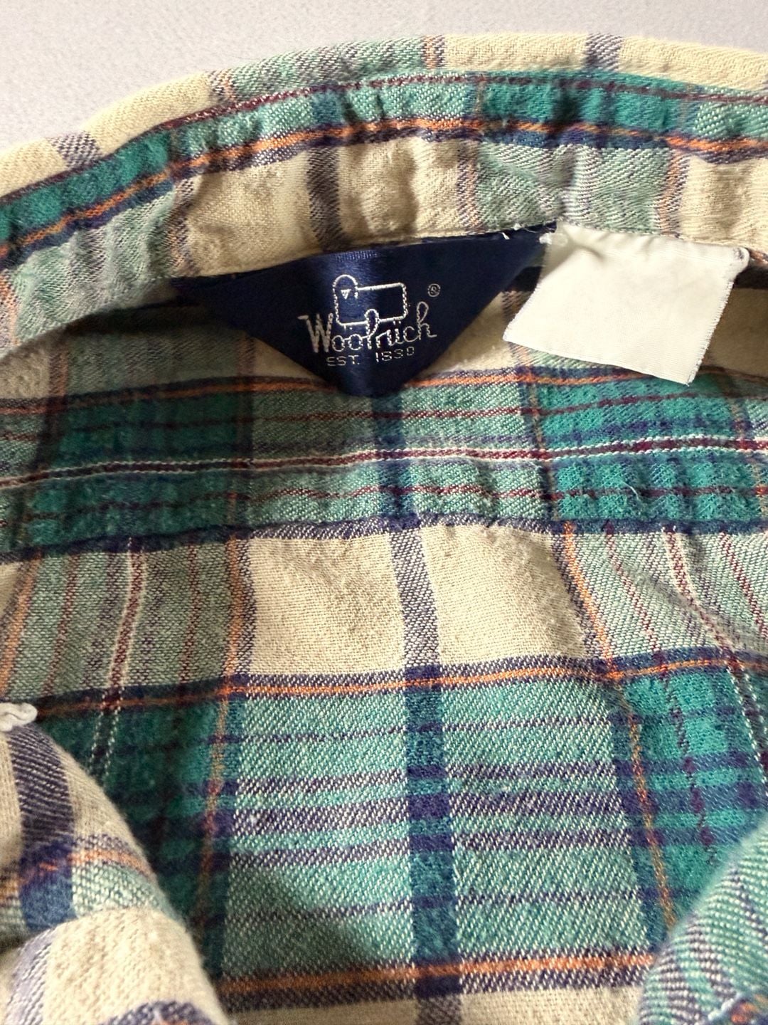 Vintage Woolrich Long Sleeve Plaid Flannel Button Down Shirt 3