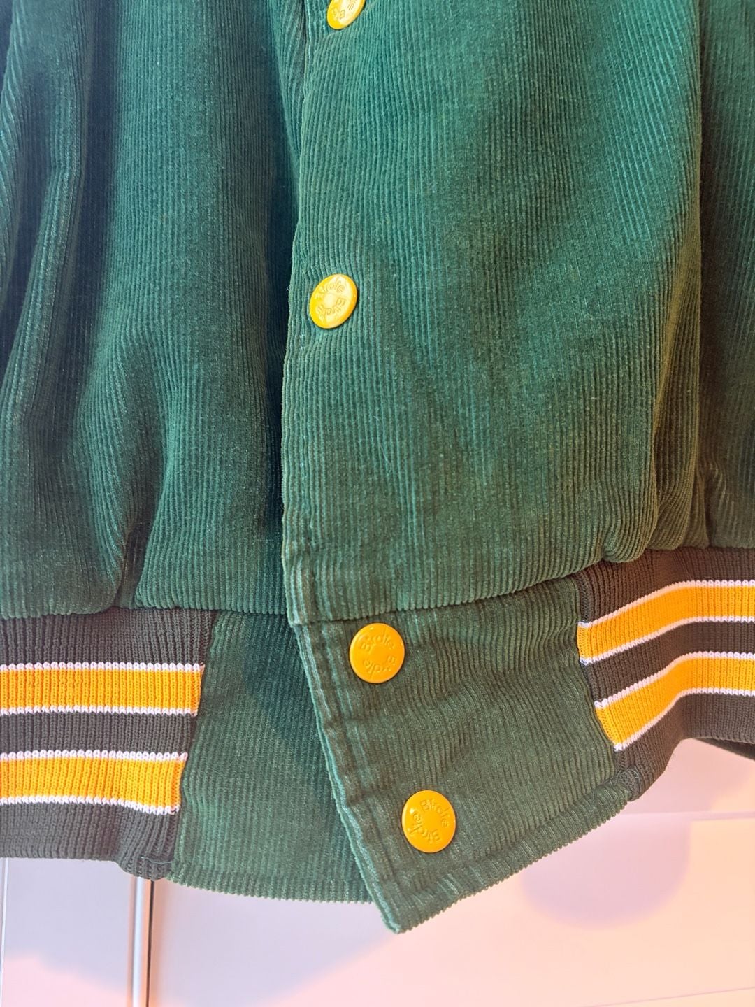 Vintage 80s Birdie Richard A. Leslie Steamfitters Union Corduroy Varsity Jacket 5