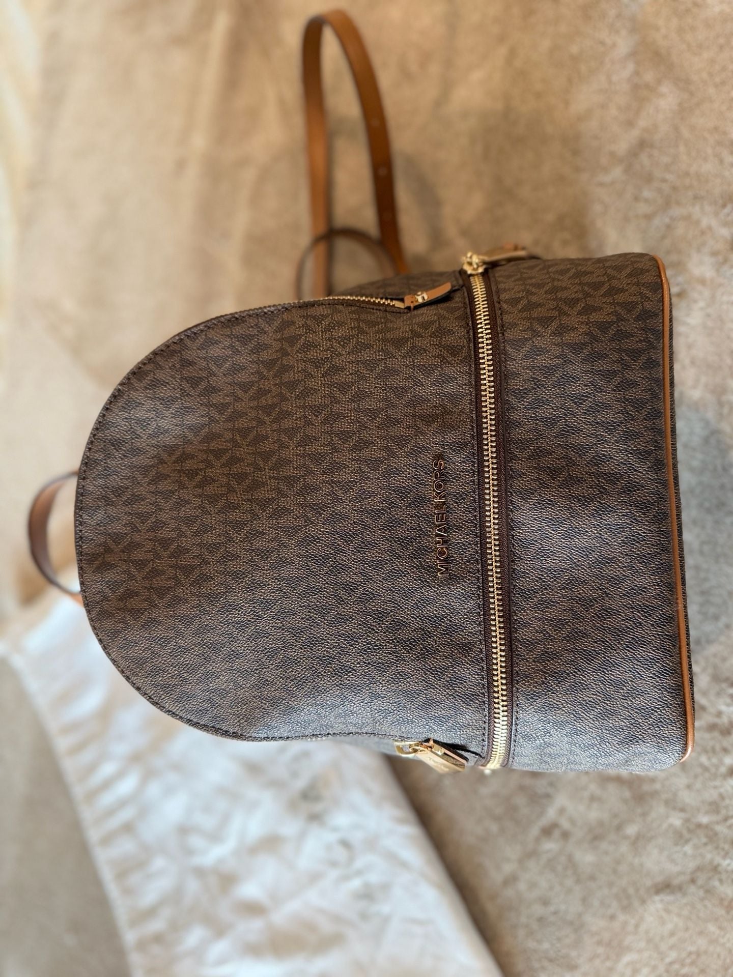 Michael Kors Sheila Medium Signature Logo Backpack 2