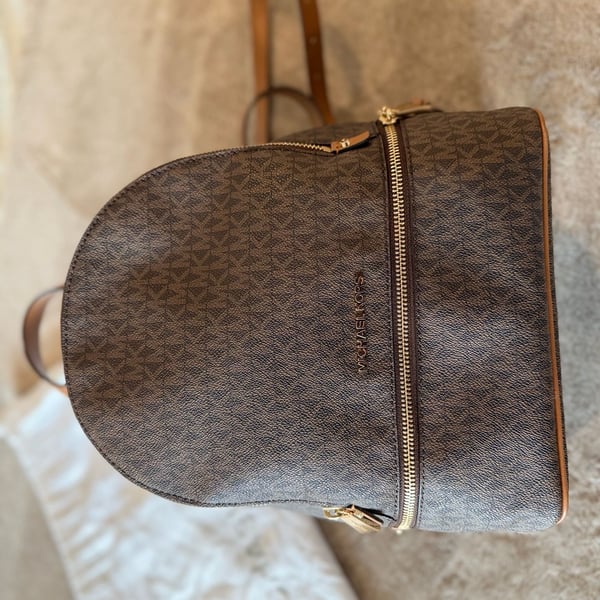 Michael Kors Sheila Medium Signature Logo Backpack