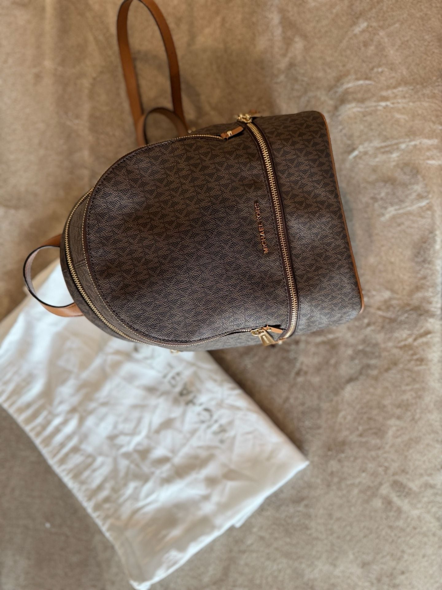 Michael Kors Sheila Medium Signature Logo Backpack 3