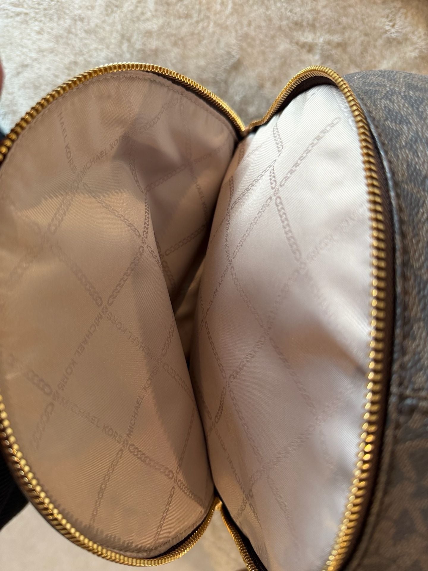 Michael Kors Sheila Medium Signature Logo Backpack 7