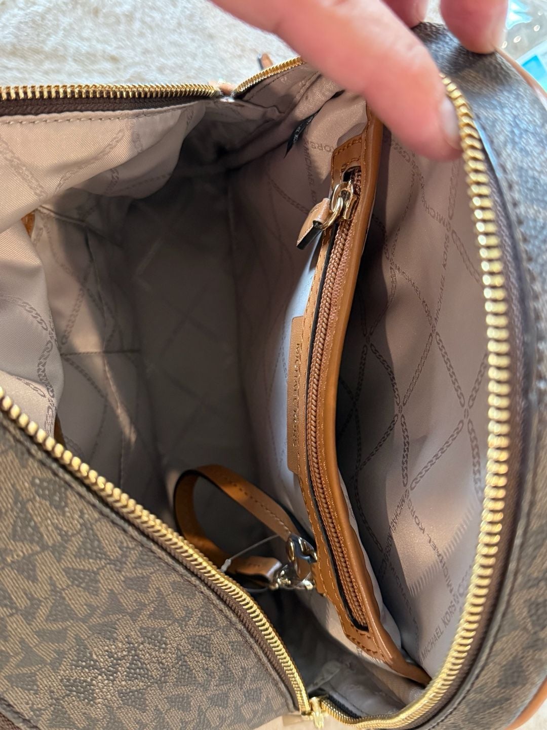 Michael Kors Sheila Medium Signature Logo Backpack 8