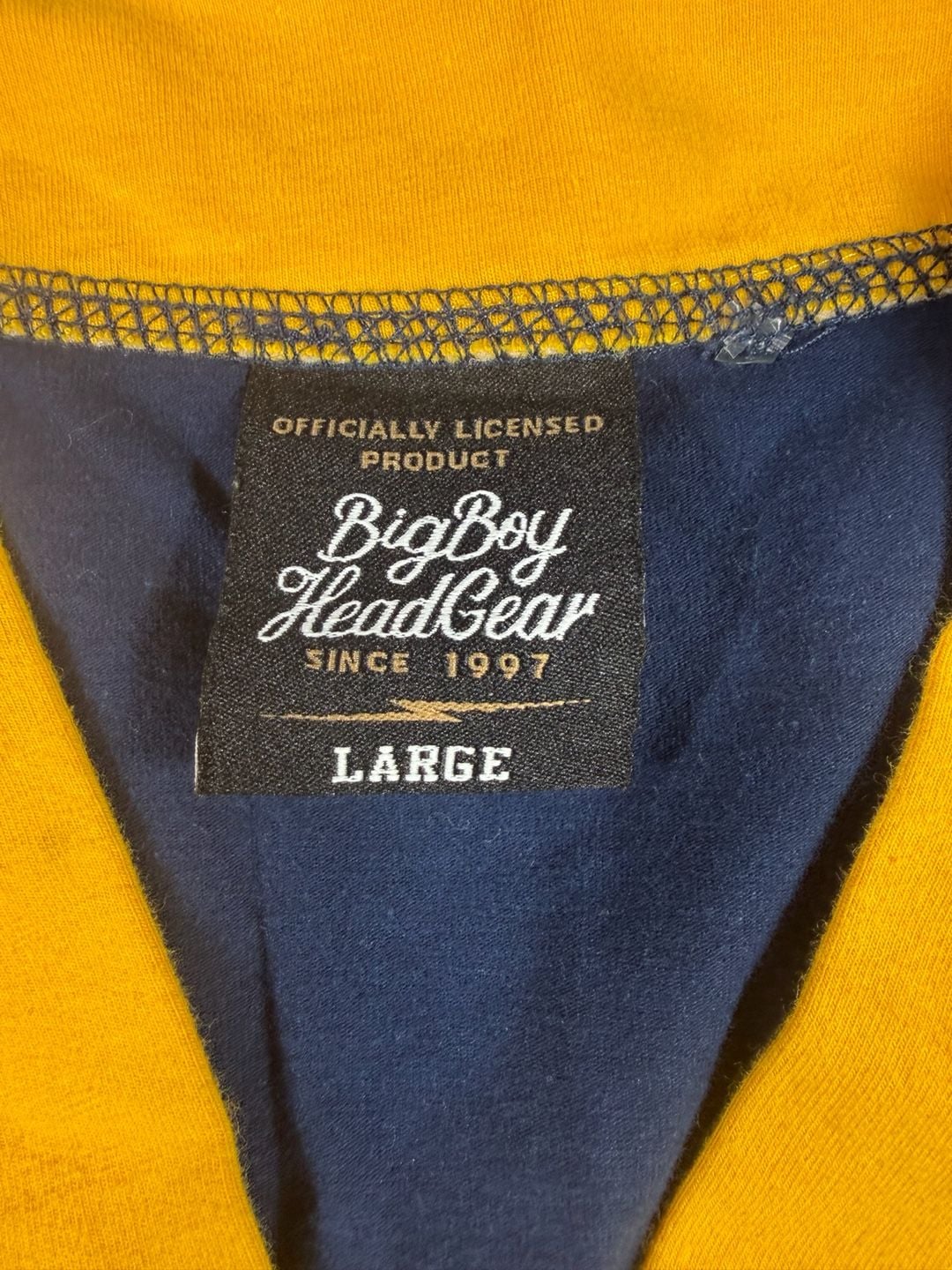 Big Boy Headgear Johnson C. Smith University Lightweight Cardigan blue yellow gold 4