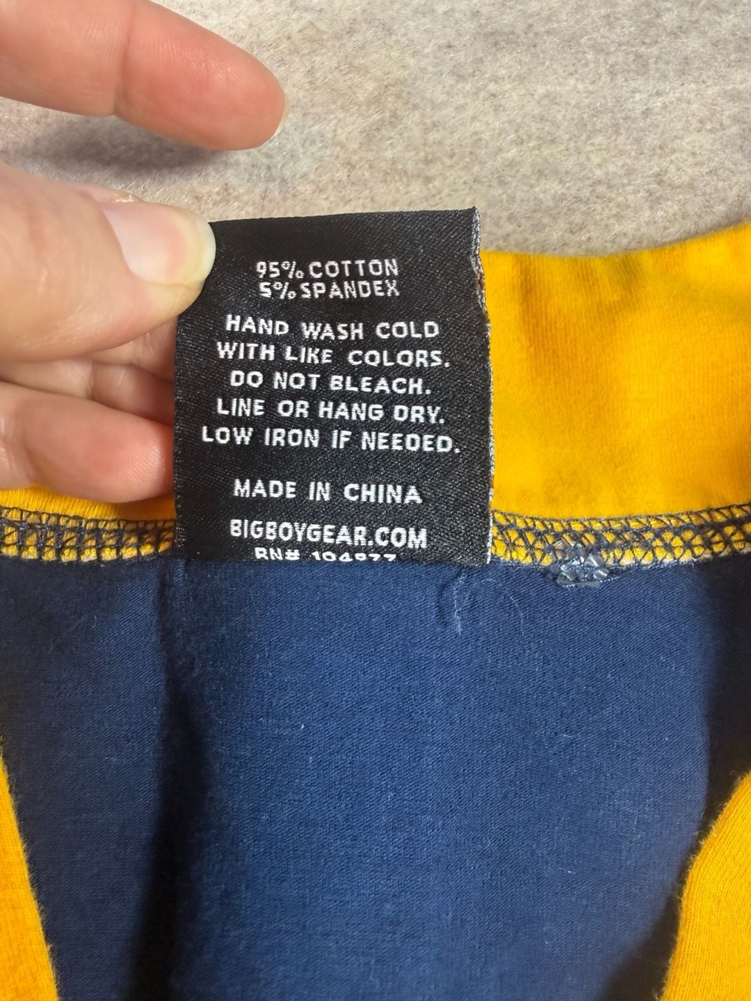 Big Boy Headgear Johnson C. Smith University Lightweight Cardigan blue yellow gold 14
