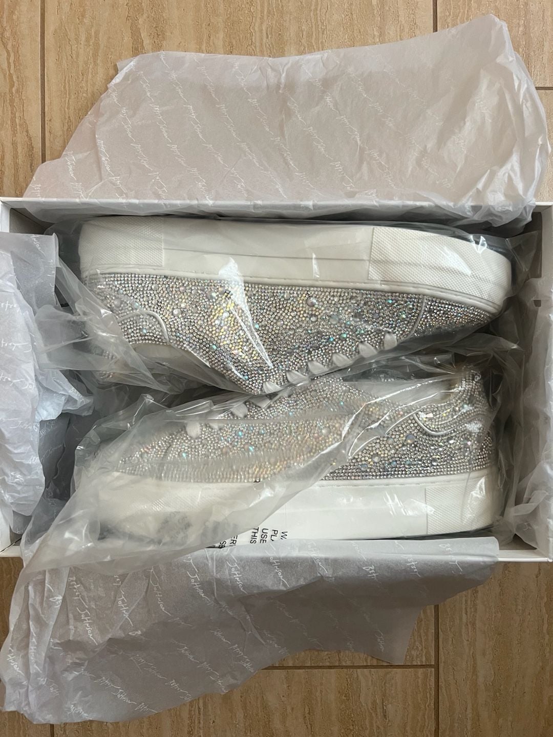 Betsey Johnson Sidny Rhinestone Platform Women’s Sneakers Sz 9.5 Women’s 3