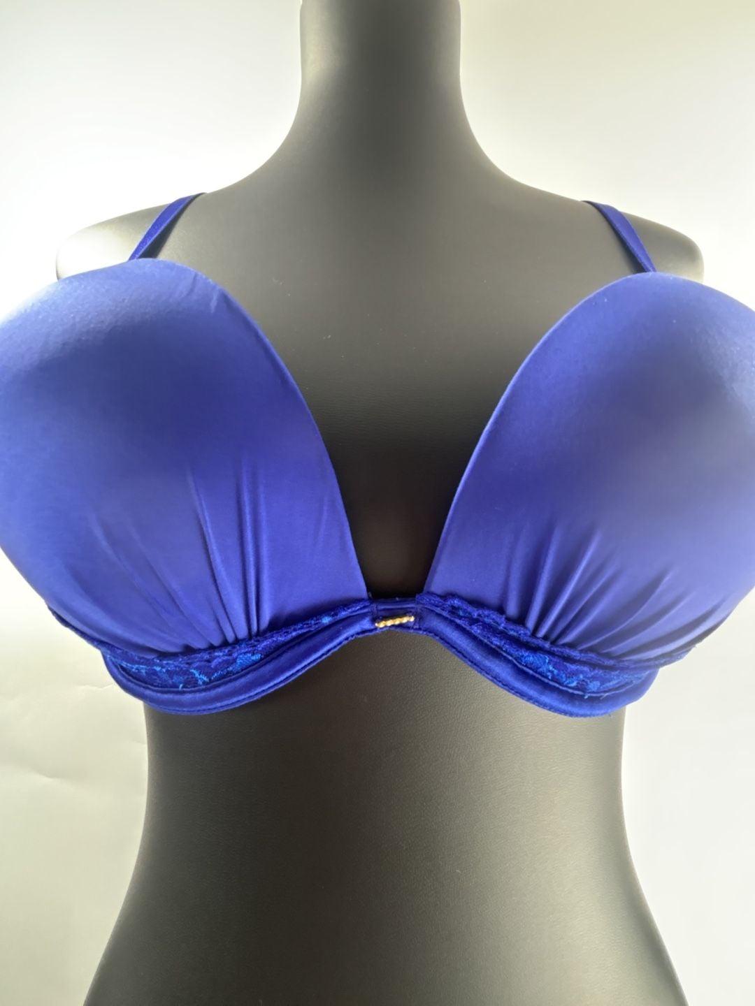 Victoria's Secret Push-Up Bra 36C Royal Blue 3