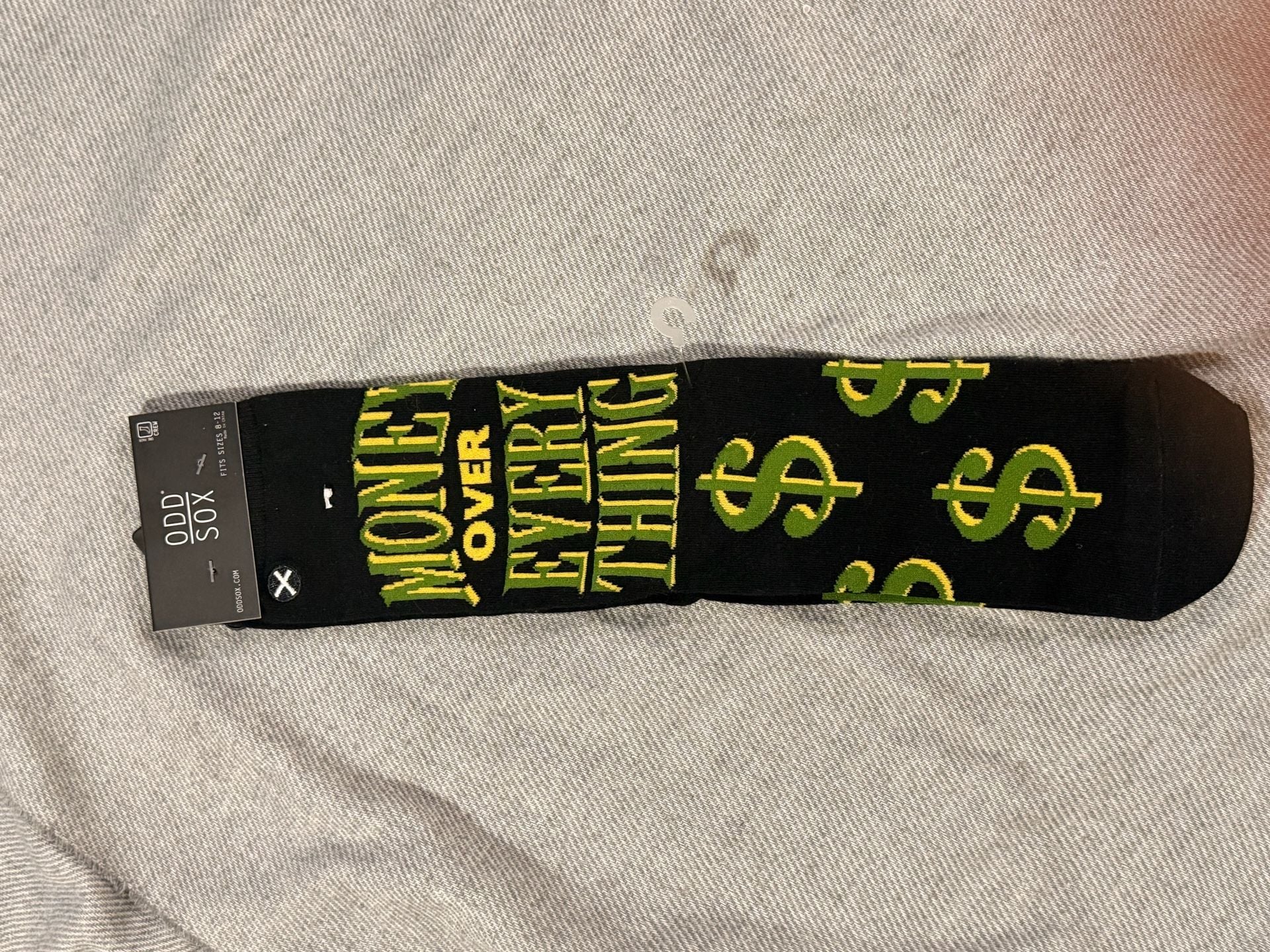 Odd Sox Money Over Everything Crew Socks – , 1