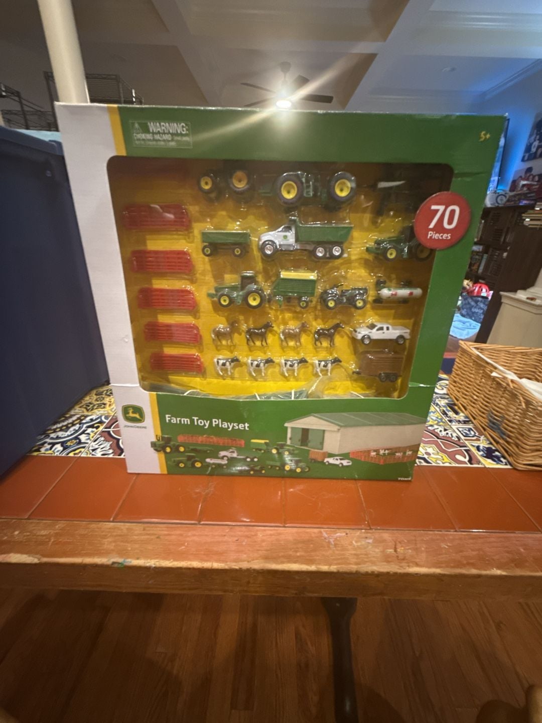 John Deere 70-Piece Farm Toy Playset by Tomy 1