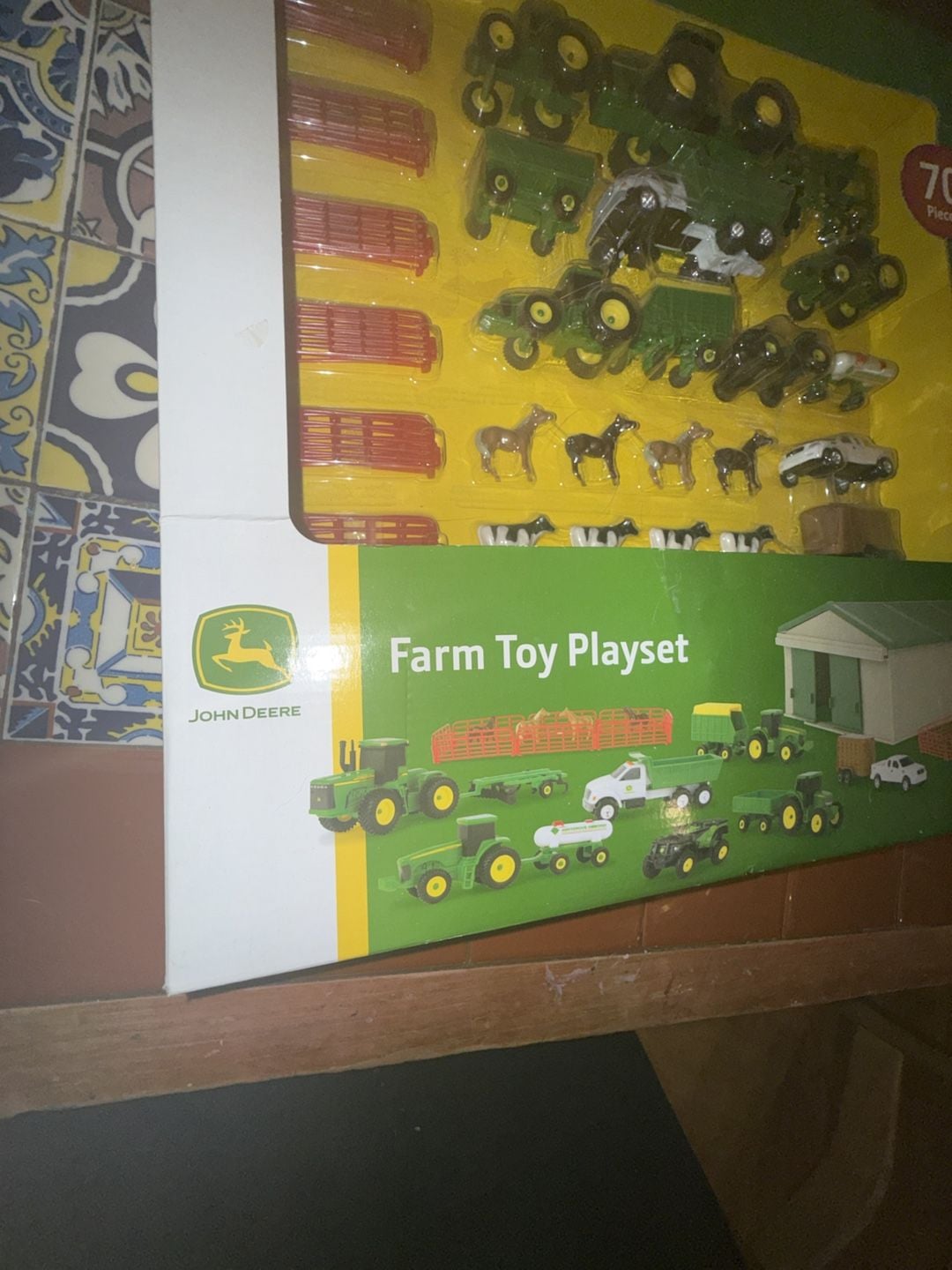 John Deere 70-Piece Farm Toy Playset by Tomy 4