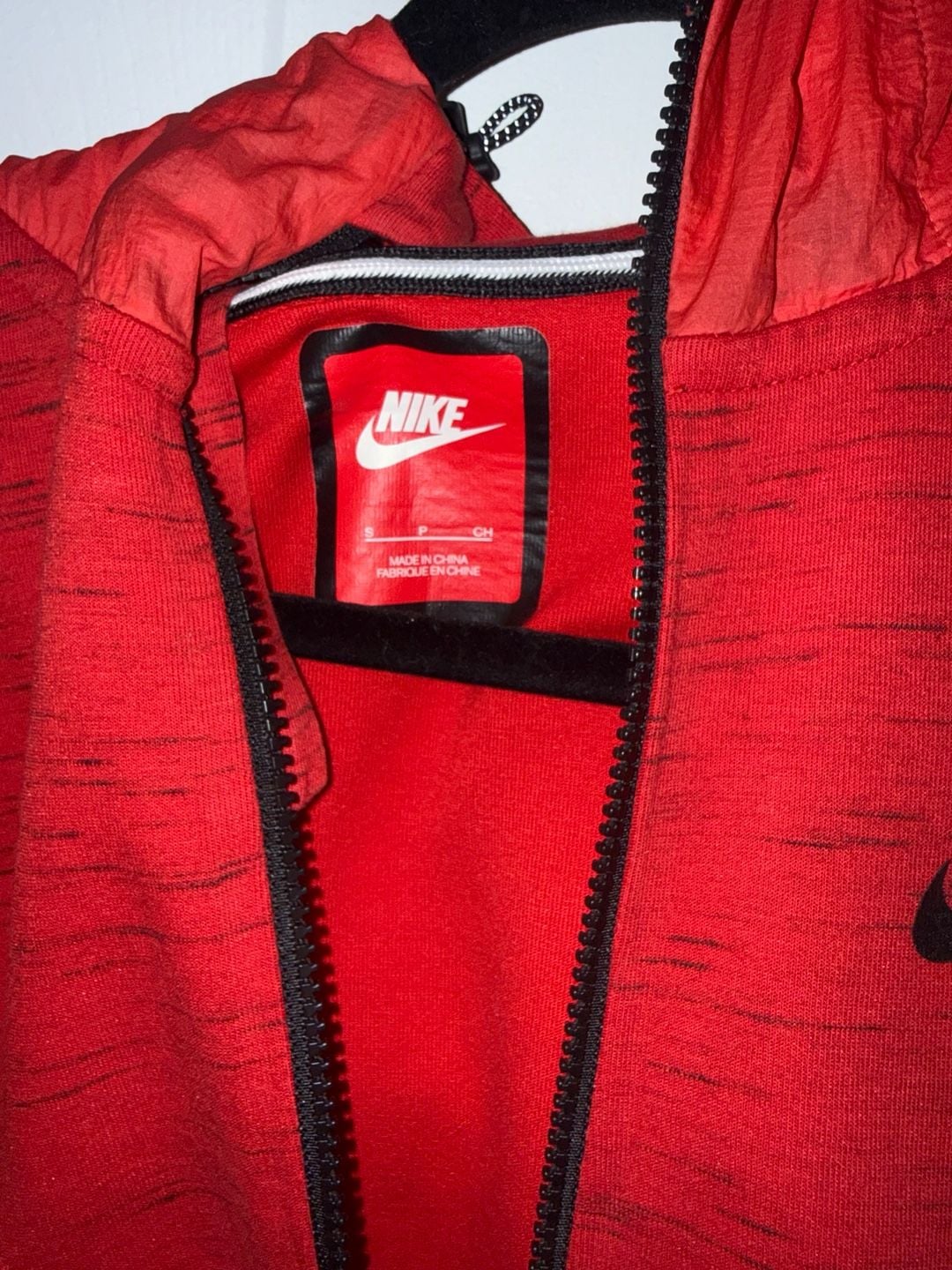 Nike Mens Tech Fleece Suit Red 2 piece Jacket/S & Pants/M 4
