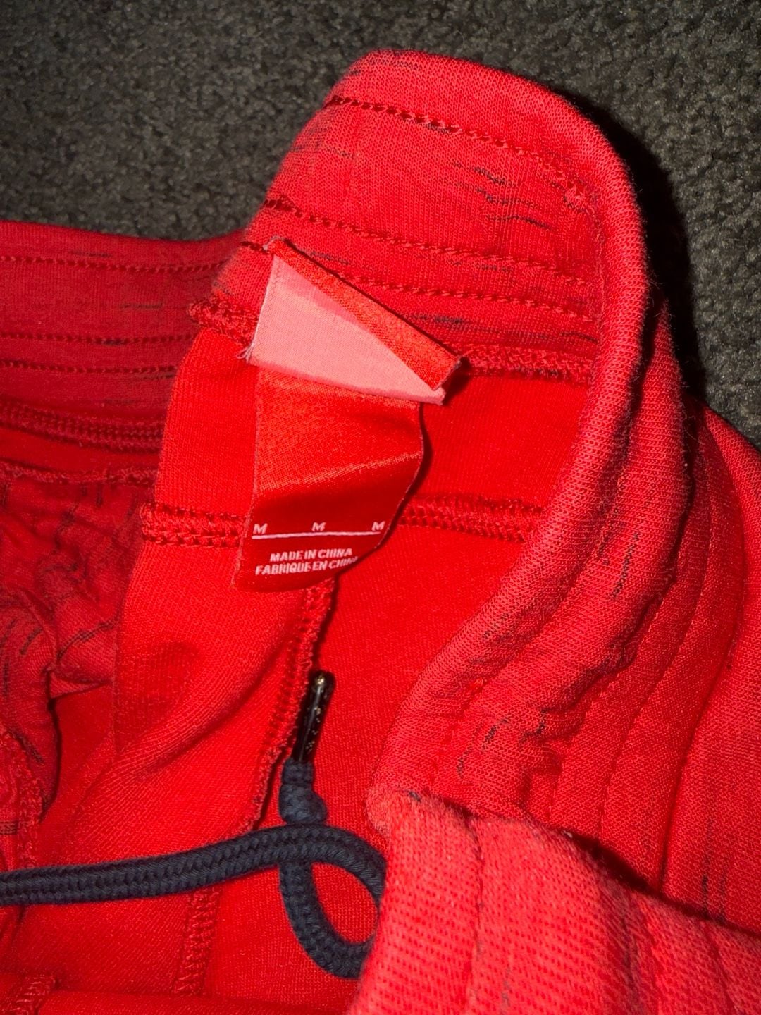 Nike Mens Tech Fleece Suit Red 2 piece Jacket/S & Pants/M 7