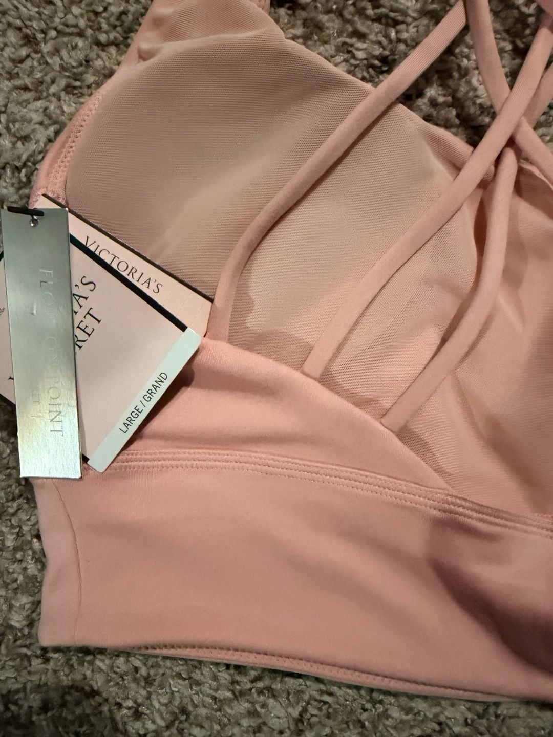 Victoria's Secret Flow On Point Strappy Back Longline Sports Bra 4