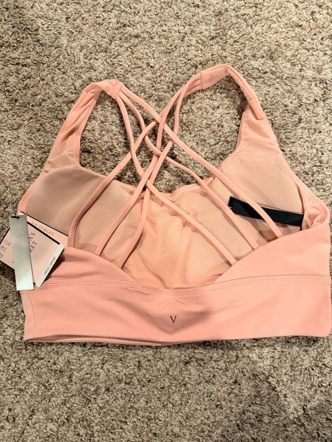 Victoria's Secret Flow On Point Strappy Back Longline Sports Bra 5