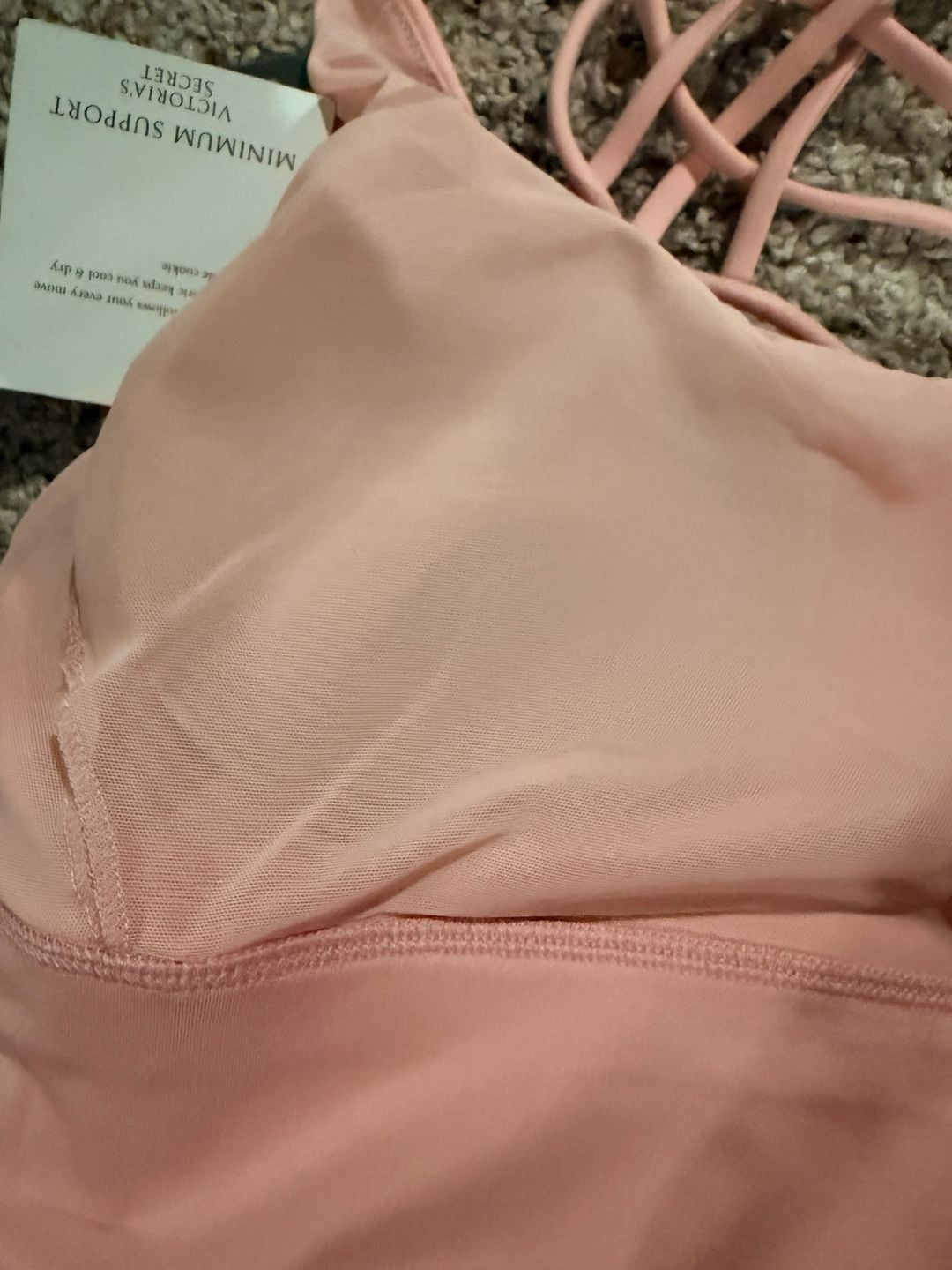 Victoria's Secret Flow On Point Strappy Back Longline Sports Bra 6