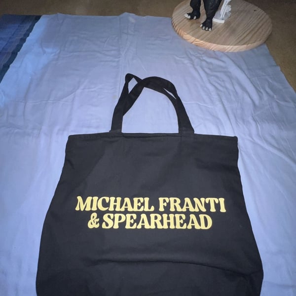 Michael Franti & Spearhead Tour Merchandise Cotton Canvas Tote Bag