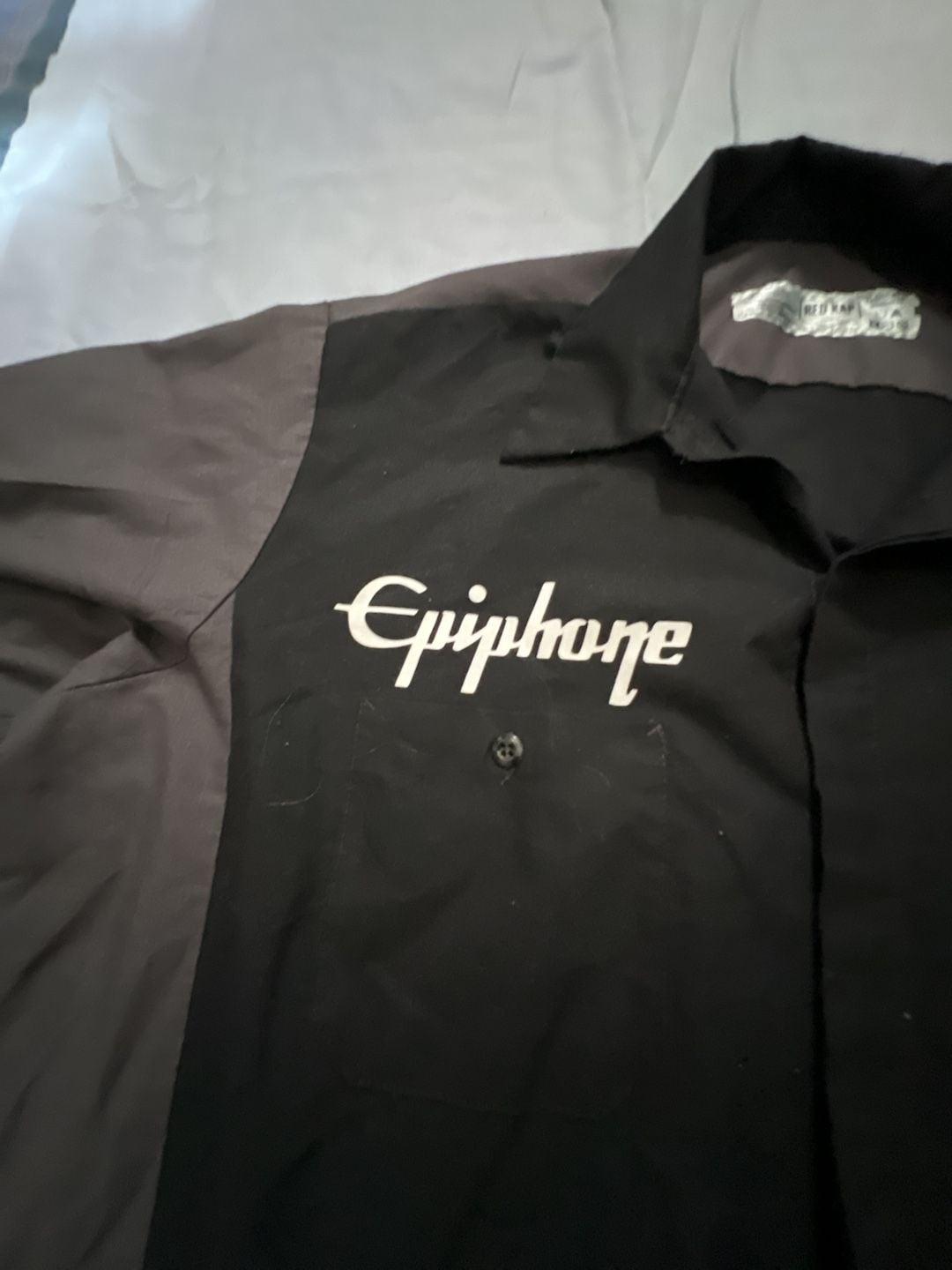 Custom one of a kind Slash Guns n Roses Red Kap work shirt Xl 4