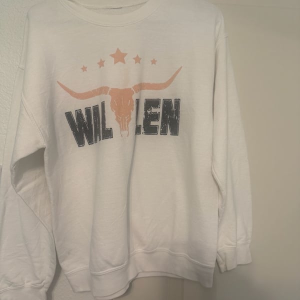 Morgan Wallen Western Graphic Crewneck Sweatshirt with Song Titles