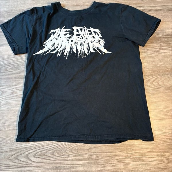 The Exiled Martyr Black Death Metal Band Logo Graphic T-Shirt