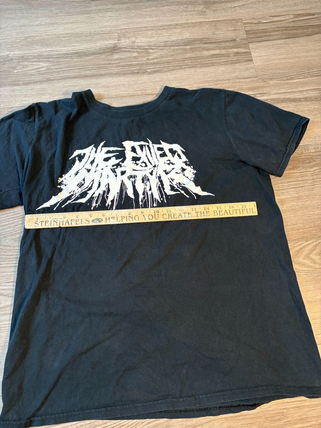 The Exiled Martyr Black Death Metal Band Logo Graphic T-Shirt 5