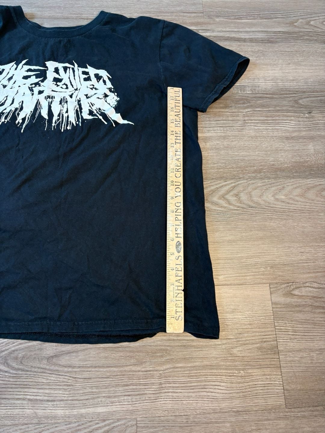 The Exiled Martyr Black Death Metal Band Logo Graphic T-Shirt 6