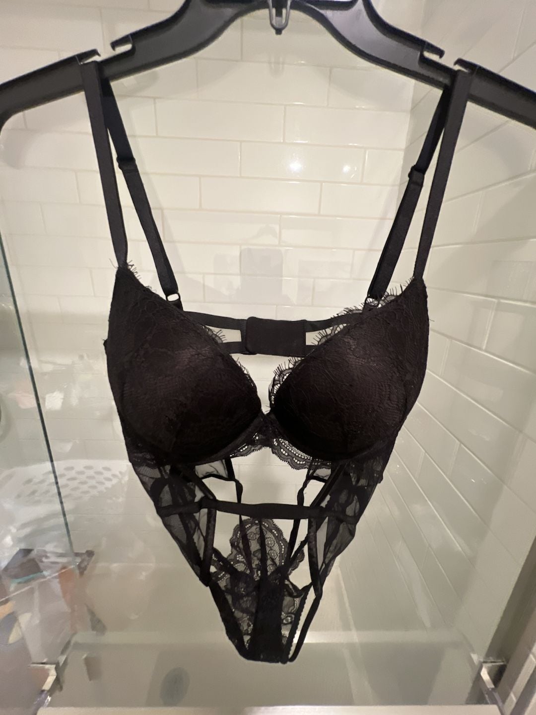 Victoria's Secret Very Sexy Push-Up Cutout Lace Teddy Bodysuit 2