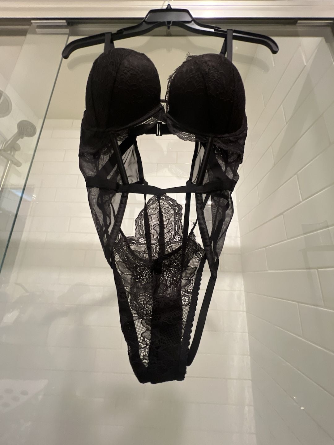 Victoria's Secret Very Sexy Push-Up Cutout Lace Teddy Bodysuit 3