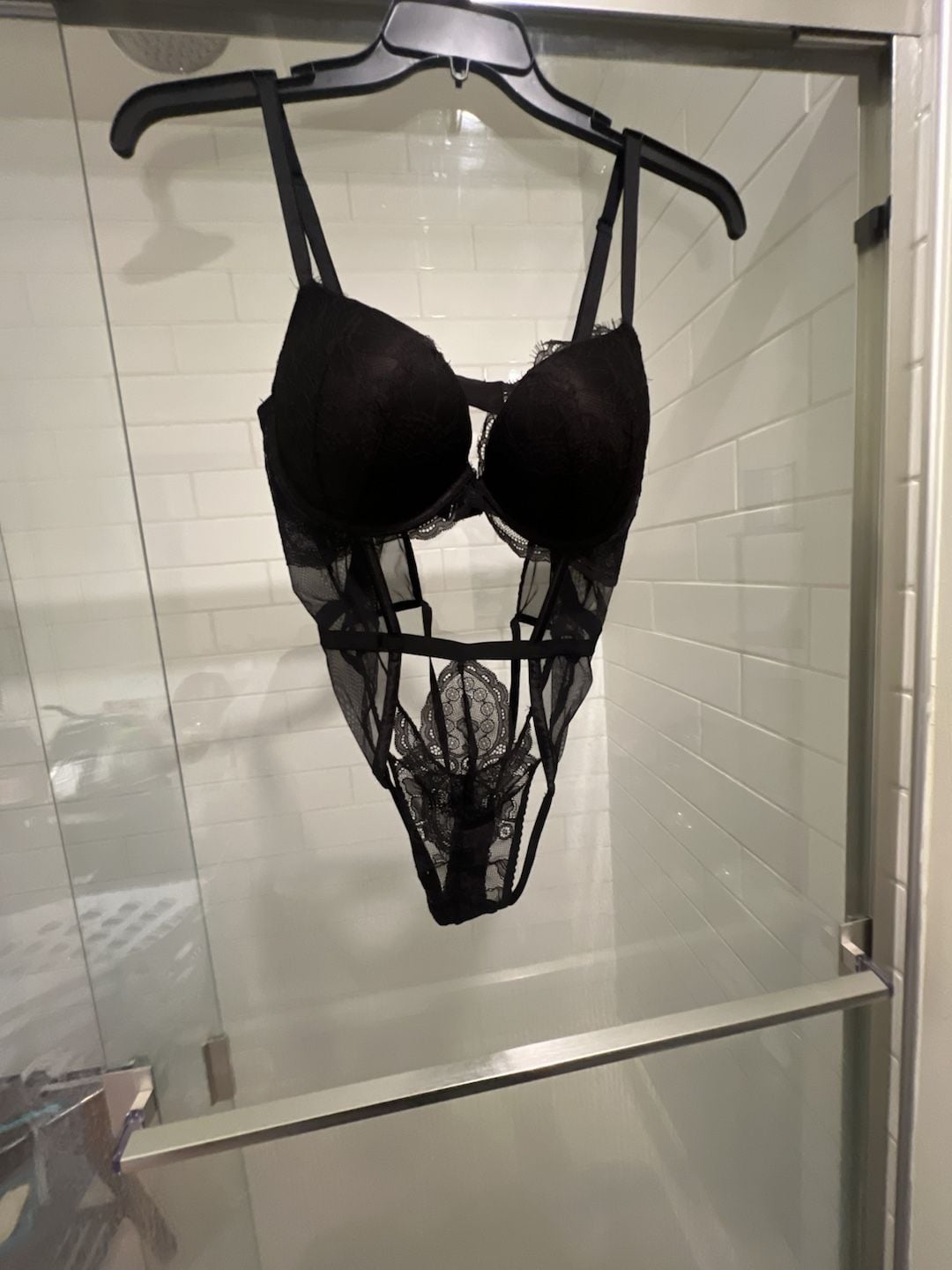 Victoria's Secret Very Sexy Push-Up Cutout Lace Teddy Bodysuit 5