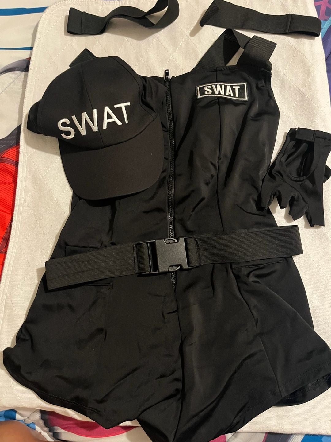 Women's Sexy SWAT Officer Costume Set 1