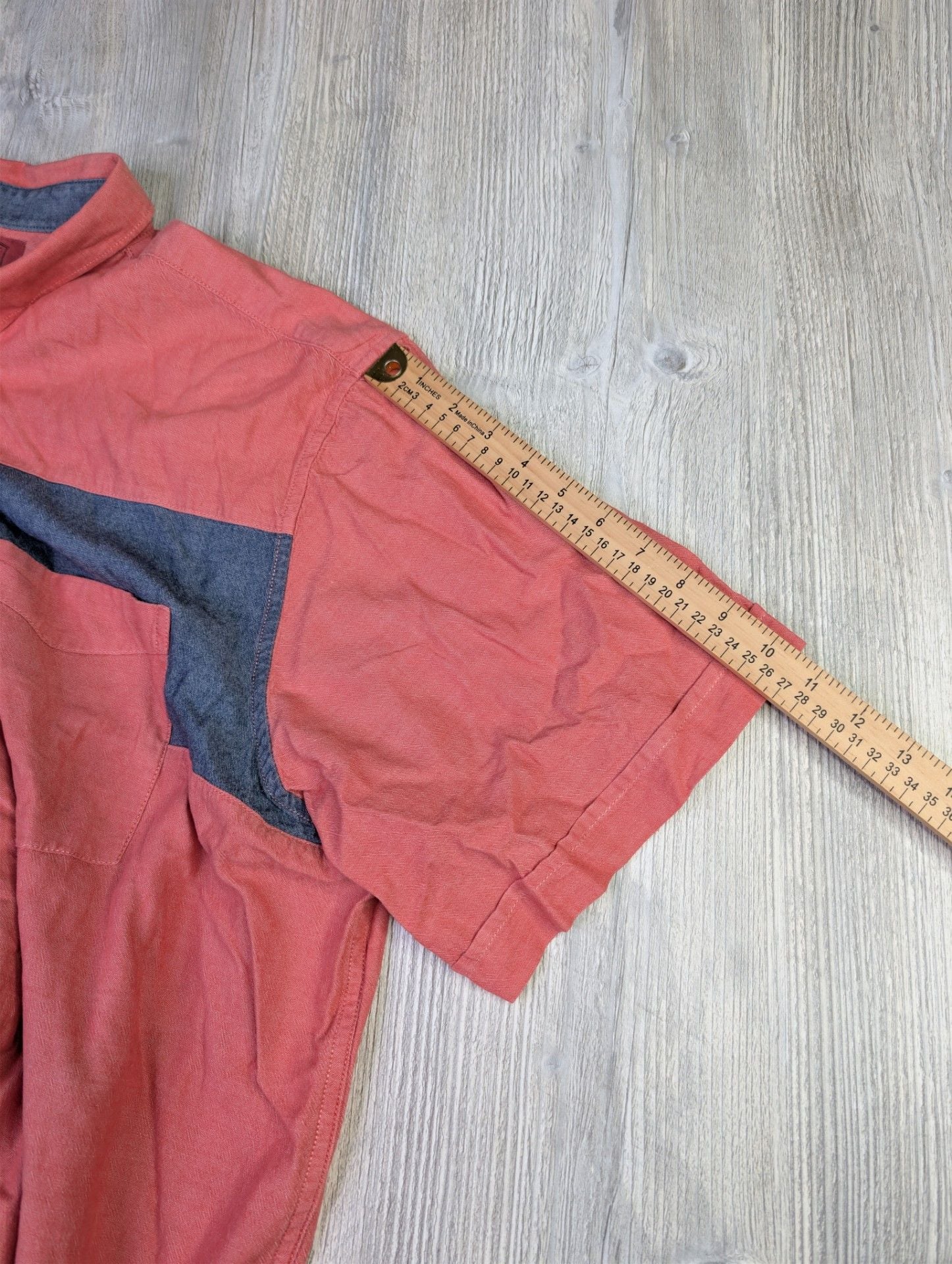The Foundry Supply Co. Men's Colorblock Short Sleeve Button-Down Shirt 7