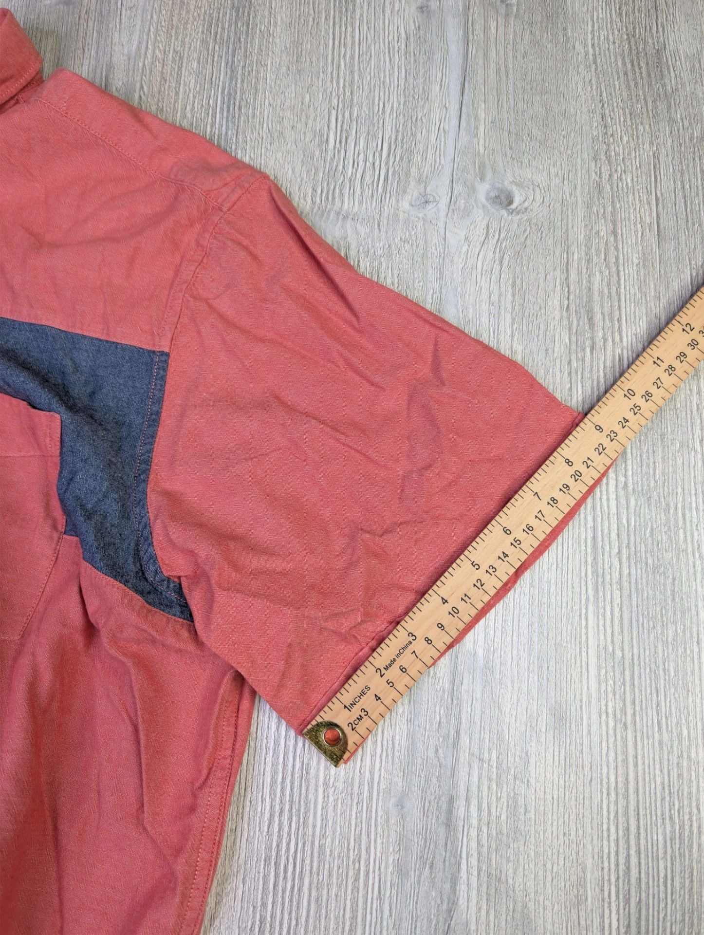 The Foundry Supply Co. Men's Colorblock Short Sleeve Button-Down Shirt 8