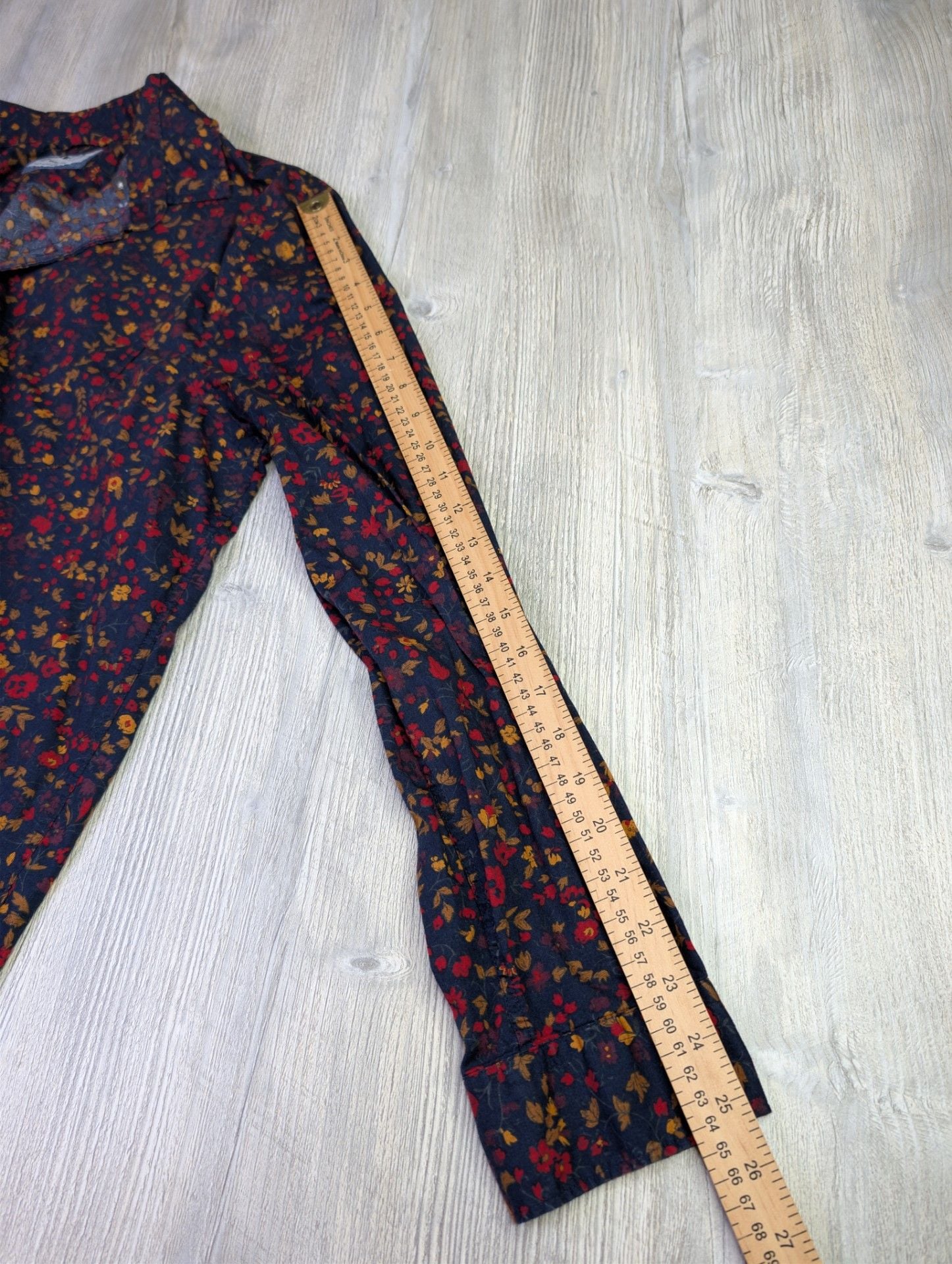 Express Slim Fit Soft Wash Floral Print Long Sleeve Button Down Shirt 7