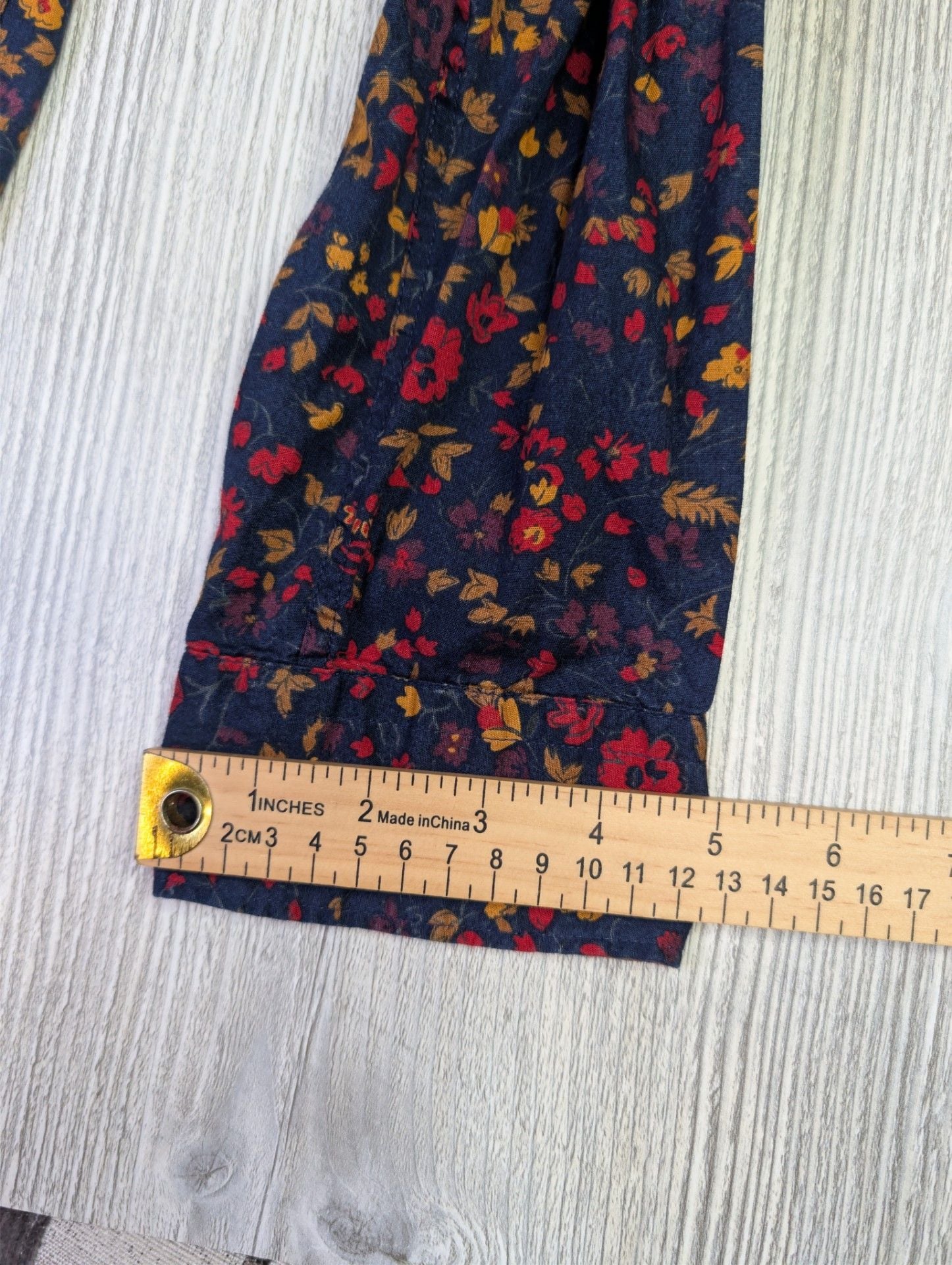 Express Slim Fit Soft Wash Floral Print Long Sleeve Button Down Shirt 8