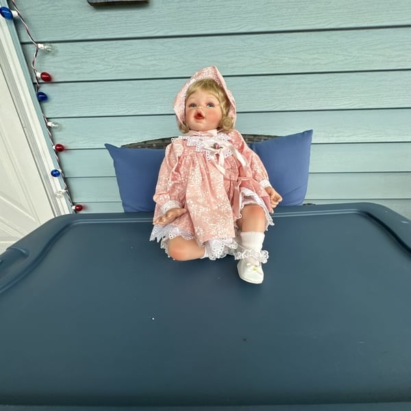 William Tung Collection Porcelain Doll - Cynthia