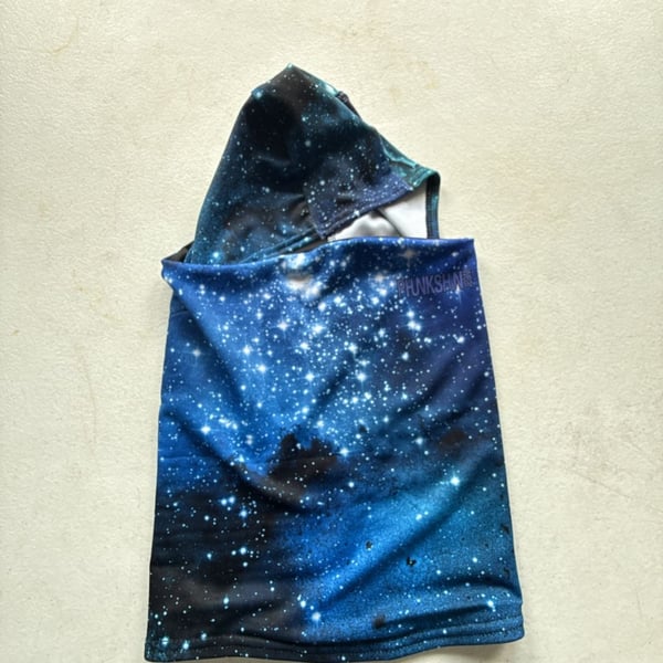 Phunkshun Wear Galaxy Print Balaclava Hooded Face Mask