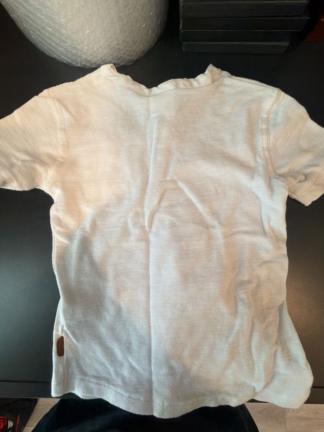 Zara Baby 2-Piece Set: Long Sleeve Tee and White Button-Down Henley Shirt 3/4 5
