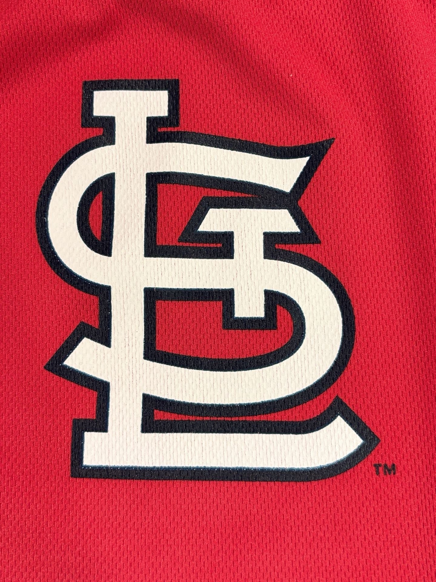 MLB Genuine Merchandise St. Louis Cardinals Athletic Performance Jersey Shirt Youth Size 12/14 3