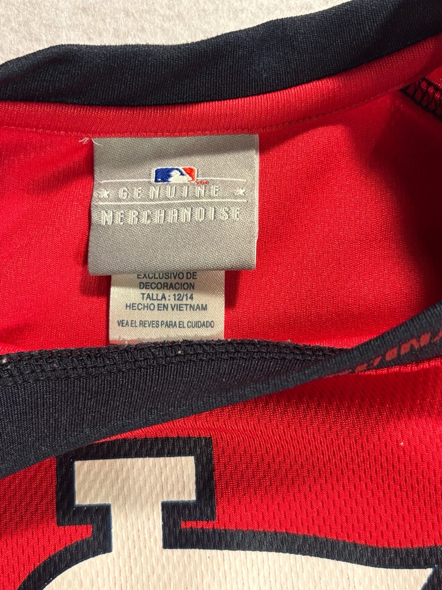 MLB Genuine Merchandise St. Louis Cardinals Athletic Performance Jersey Shirt Youth Size 12/14 4