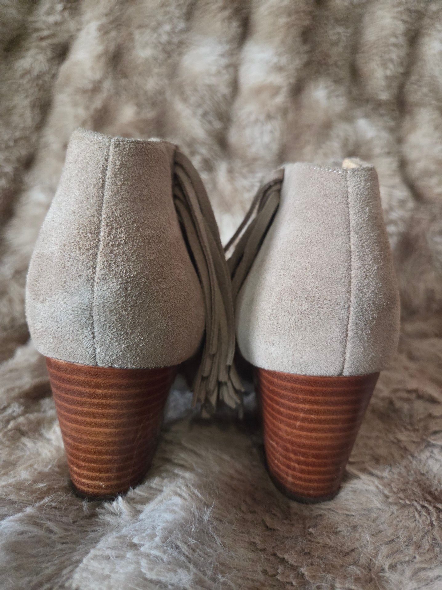 Vionic Faros size 9 tan fringe leather boots with ankle bootie orthotic
*$130 on Shoe Shack (see pic)* 5